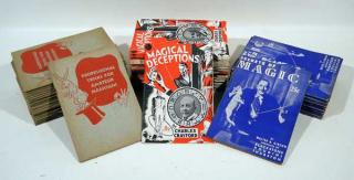 Appraisal: Pcs Houdini Blackstone VINTAGE MAGIC ILLUSIONIST INSTRUCTIONAL BOOKLETS New Old