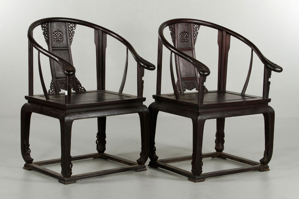 Appraisal: - th th C Zitan Chair Chair China th or