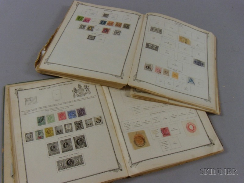 Appraisal: Two International Postage Stamp Albums th and th century