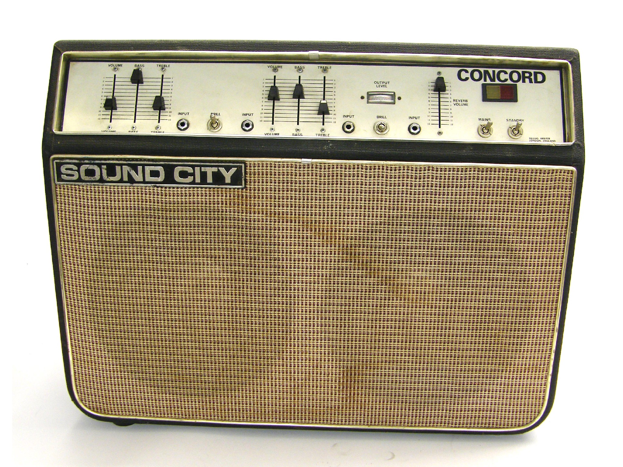 Appraisal: Sound City Concord model CCD guitar amplifier made in England