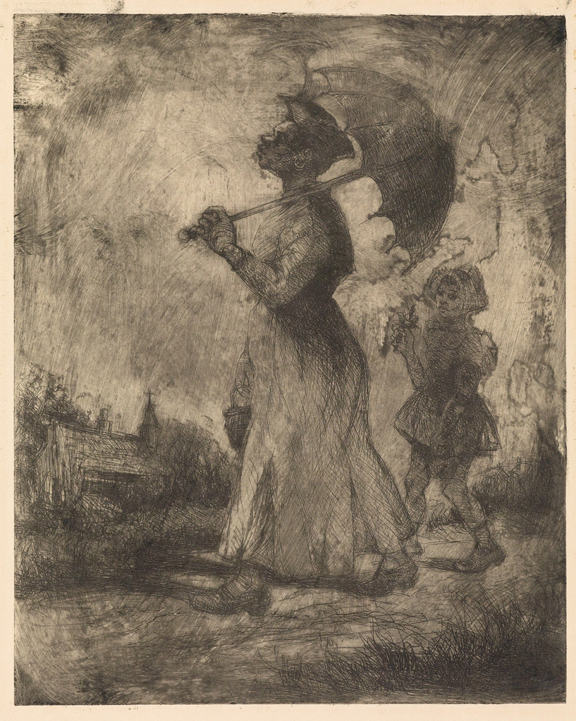 Appraisal: DOX THRASH - Sunday Afternoon Etching circa x mm x