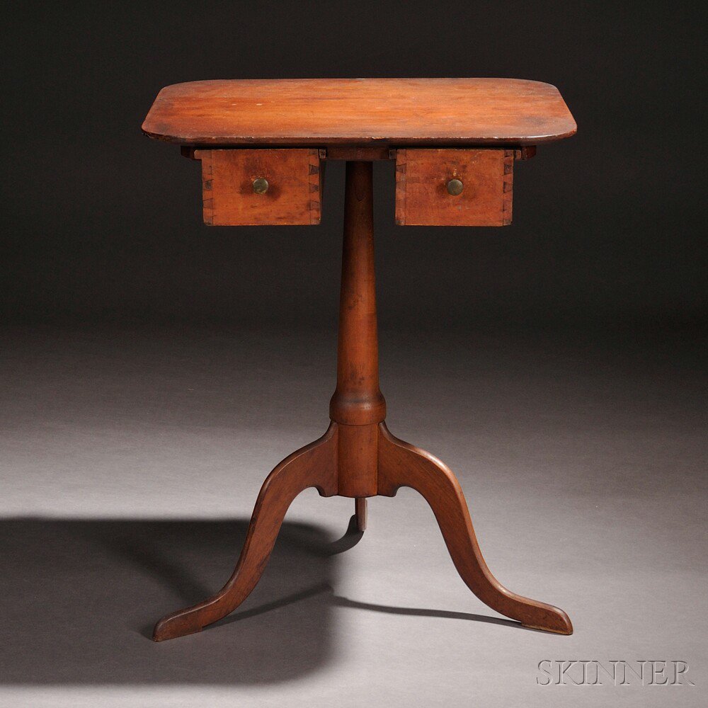 Appraisal: Shaker Maple and Pine Stand Hancock Massachusetts or Enfield Connecticut