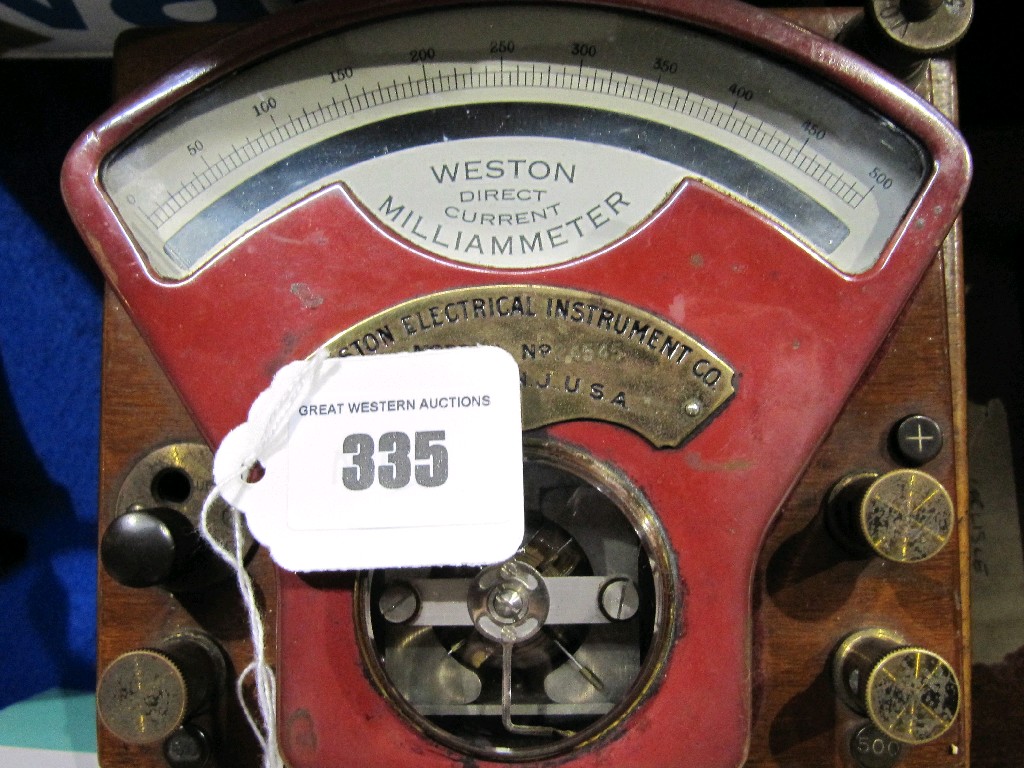 Appraisal: Weston D C meter in case