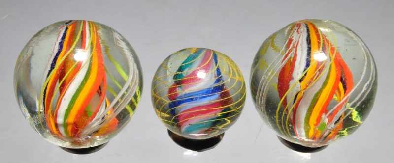 Appraisal: Lot of German Swirl Marbles Condition Size Range to Dia