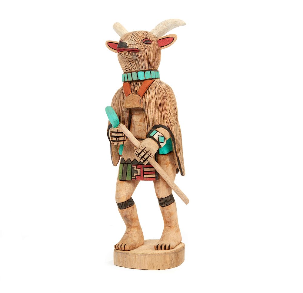 Appraisal: Hopi Billy Goat Kachina Kapicha Elmer Adams Hopi Billy Goat