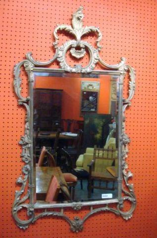 Appraisal: Silver Gilt Rococo Style Mirror Dimensions x