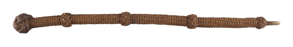 Appraisal: SAILOR-MADE ROPEWORK TH CENTURY LENGTH SAILOR-MADE ROPEWORK th Century Possibly