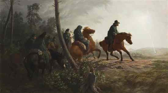 Appraisal: Johannes Adam Simon Oertel German American - The Union Scout