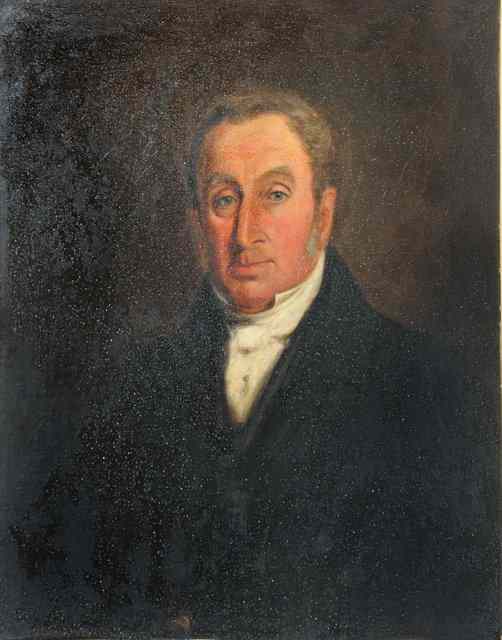 Appraisal: TH CENTURY ENGLISH SCHOOLPortrait of Charles Hall Esq by Miss