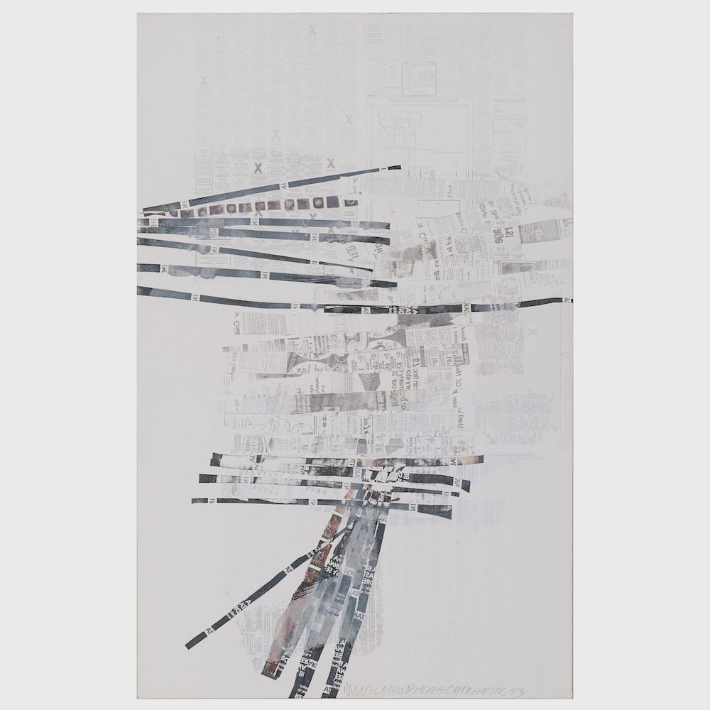 Appraisal: Robert Rauschenberg - Mangrove from Crops Screenprint in colors with