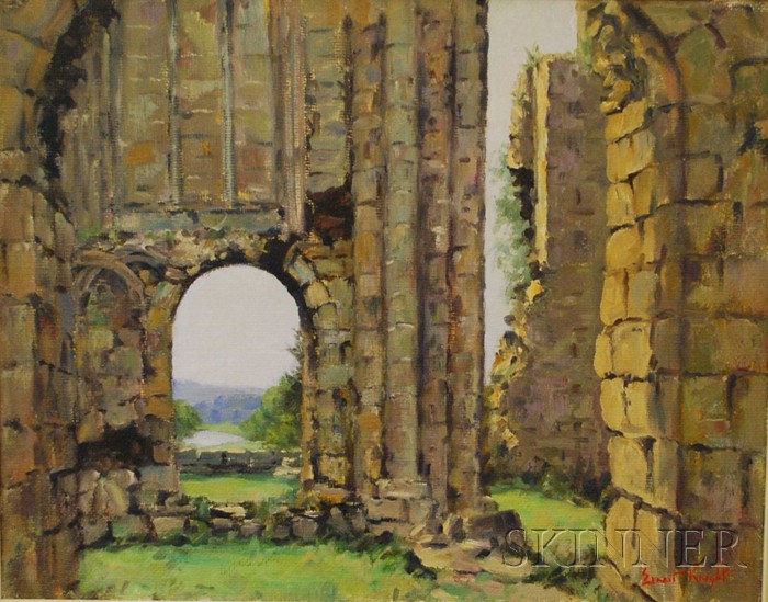 Appraisal: Ernest Knight British - Bolton Abbey Yorkshire Signed Ernest Knight