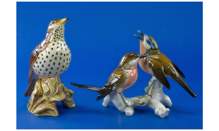 Appraisal: Beswick Bird No Songthrush Designed By Albert Hallam Issued -