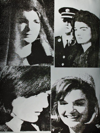 Appraisal: ANDY WARHOL Jacqueline Kennedy III Screenprint printed in black and