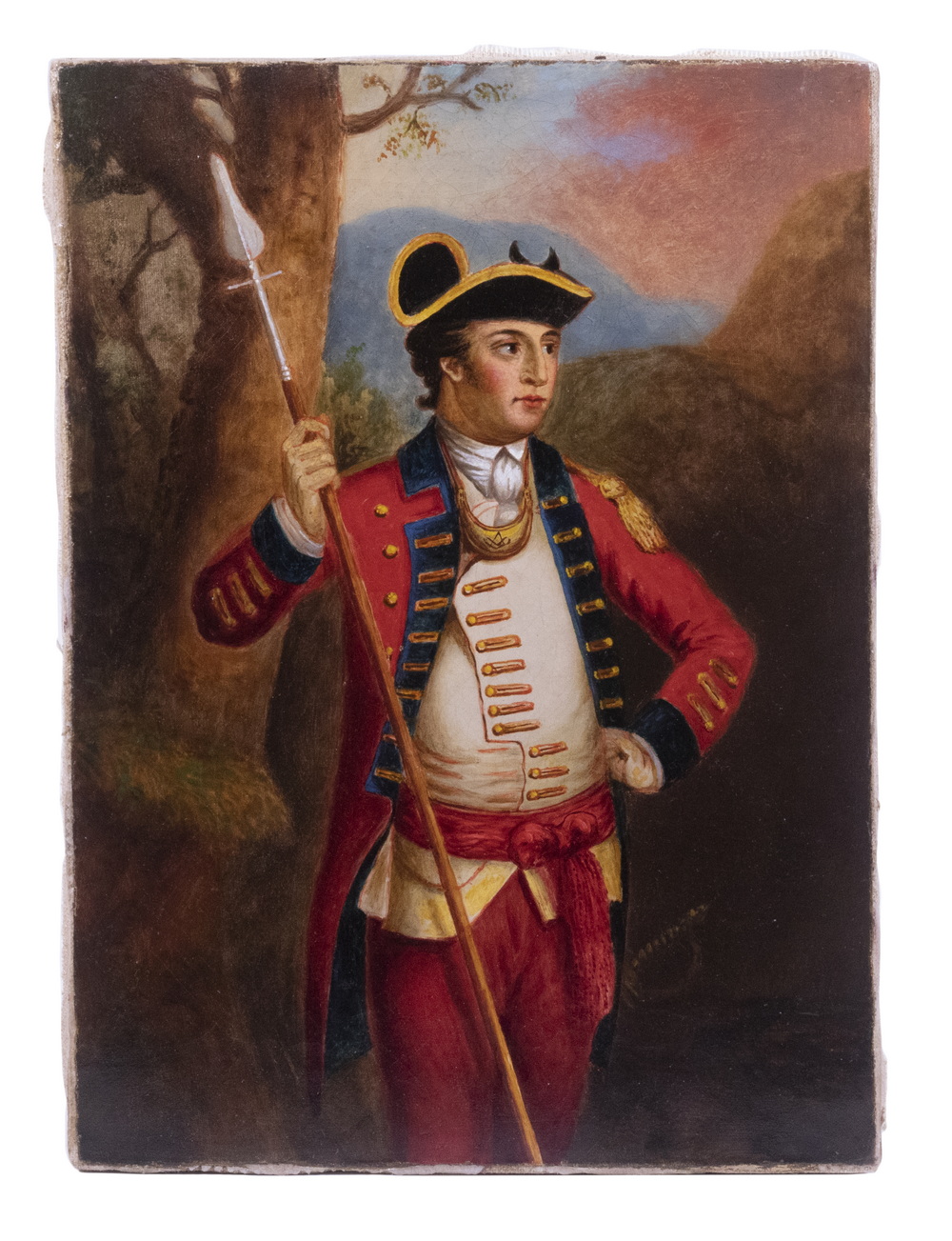 Appraisal: AMERICAN SCHOOL LATE TH C PORTRAIT OF MAJOR-GENERAL JOHN SULLIVAN