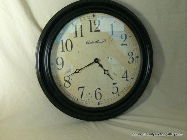 Appraisal: Eddie Bauer Wall Clock - Old World Designer Look -