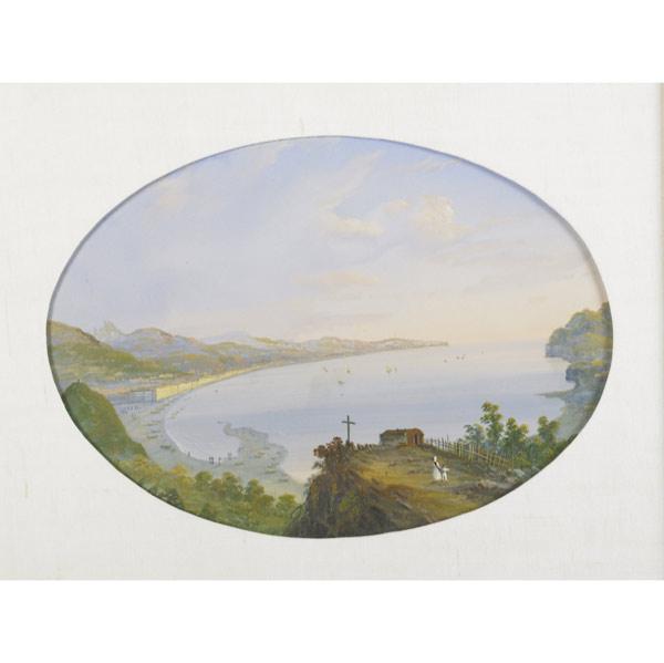 Appraisal: Three European Grand Tour watercolors ca Three Views of the