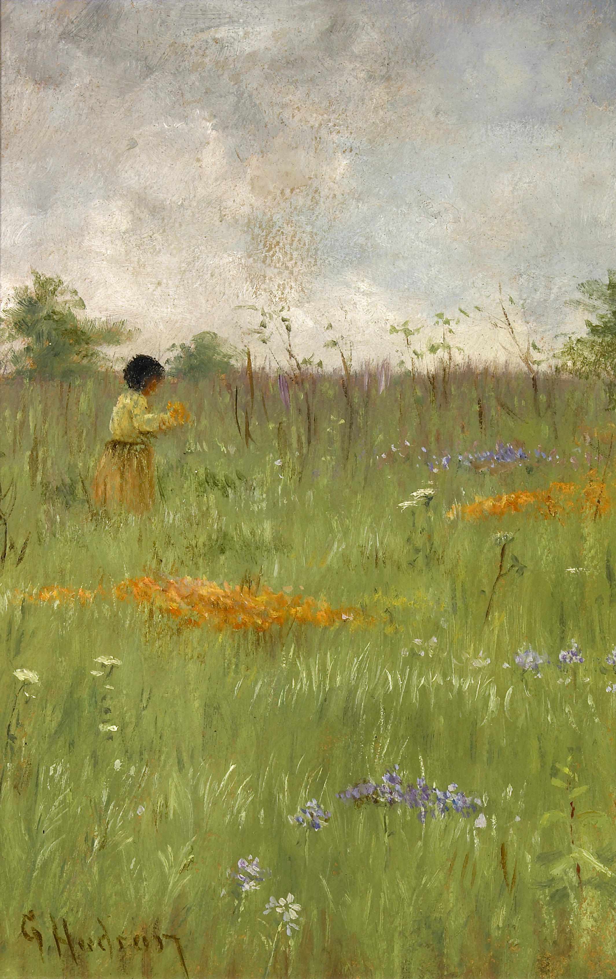 Appraisal: Grace Carpenter Hudson American - Girl in a field of