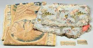 Appraisal: Early Tapestry Items including Coptic st- nd item Two European