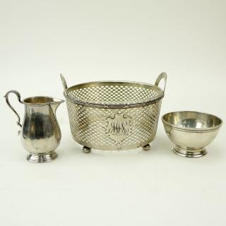 Appraisal: Grouping of Three Sterling Silver Tableware Grouping of Three Sterling