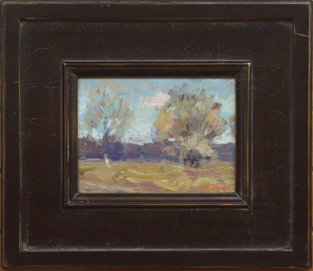 Appraisal: NICK STOQ United States st century oil on board Impressionist