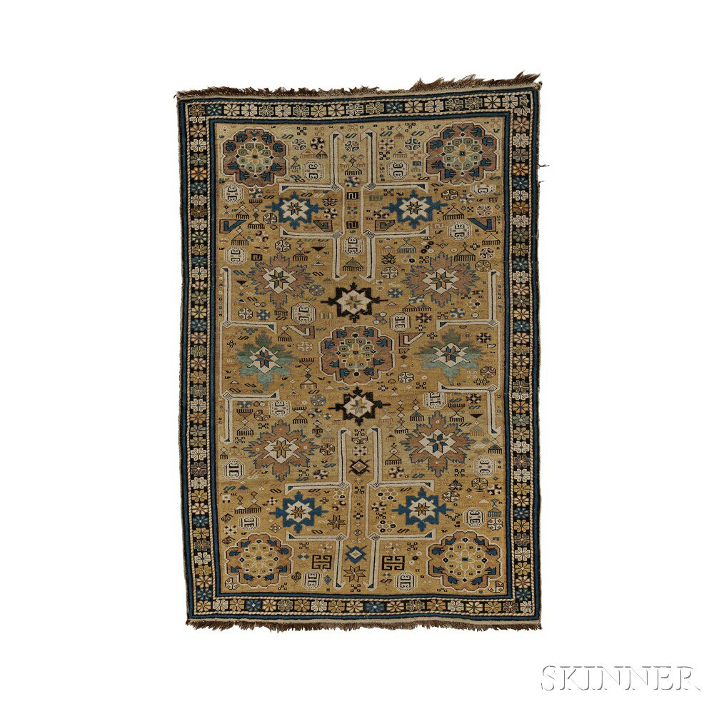 Appraisal: Shirvan Rug East Caucasus last quarter th century the gold