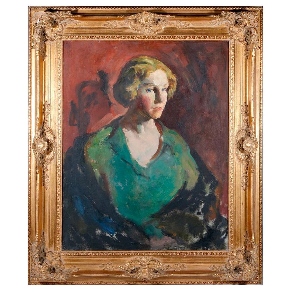 Appraisal: Portrait of a lady Artist Unsigned Title Subject Portrait of