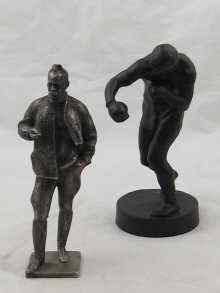 Appraisal: A Soviet Russian cast metal figure of Lenin ht cm