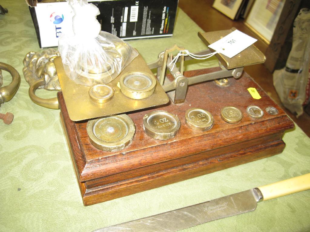 Appraisal: A Set of Victorian Postal Scales and Weights