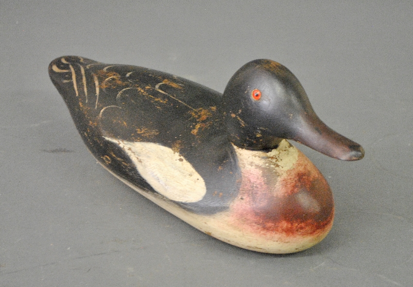 Appraisal: - Mason glass eye red breasted grade Merganser decoy h