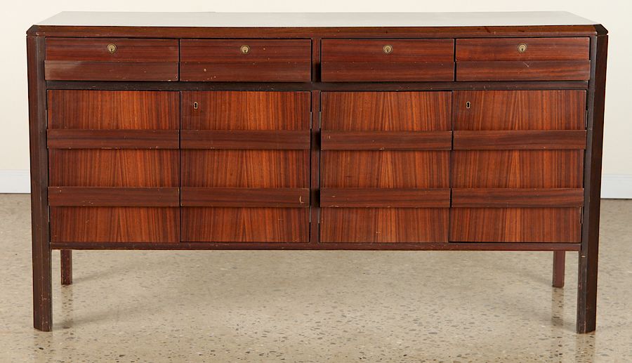 Appraisal: MID CENTURY MODERN ROSEWOOD FORMICA DRESSER C A mid century