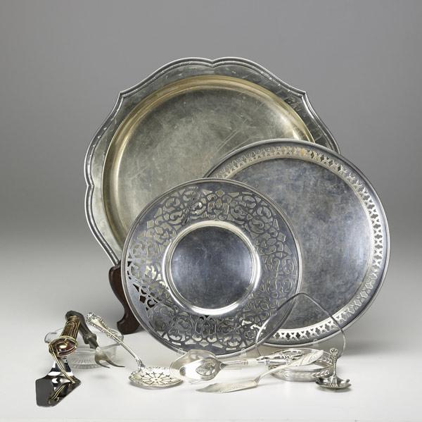 Appraisal: AMERICAN AND NORWEGIAN SILVER AND SILVERPLATE Grouping includes Norwegian silver