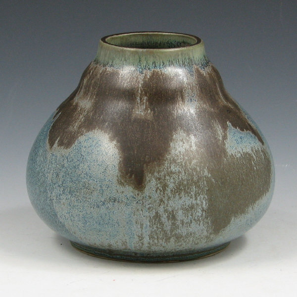 Appraisal: Denbac French Vase w Great Matte Glaze - Mint Denbac