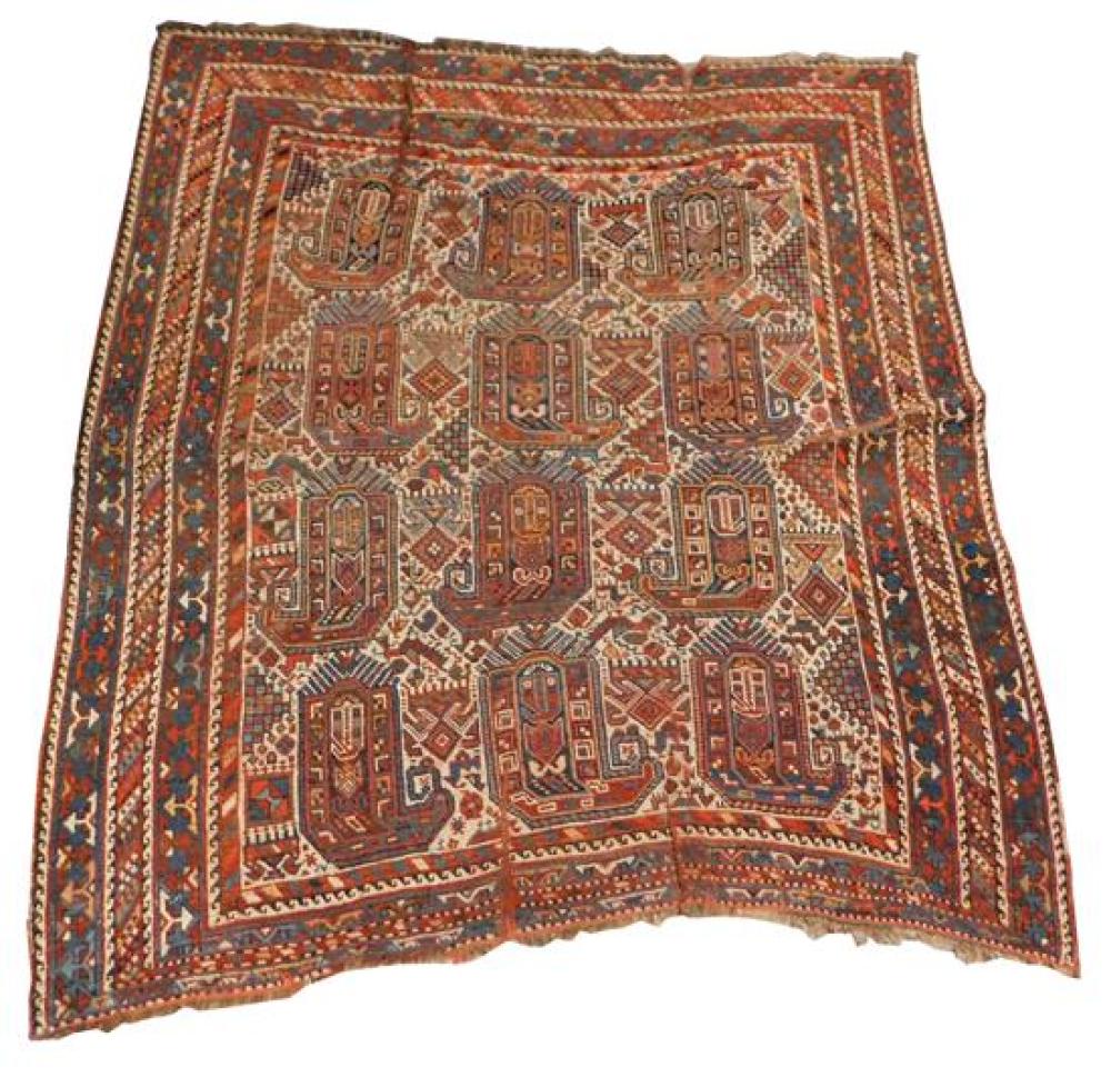 Appraisal: RUG Antique Persian Shiraz ' x ' hand-made wool classic