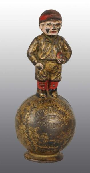 Appraisal: Cast Iron Mascot Still Bank Description Manufactured by Hubley Manufacturing