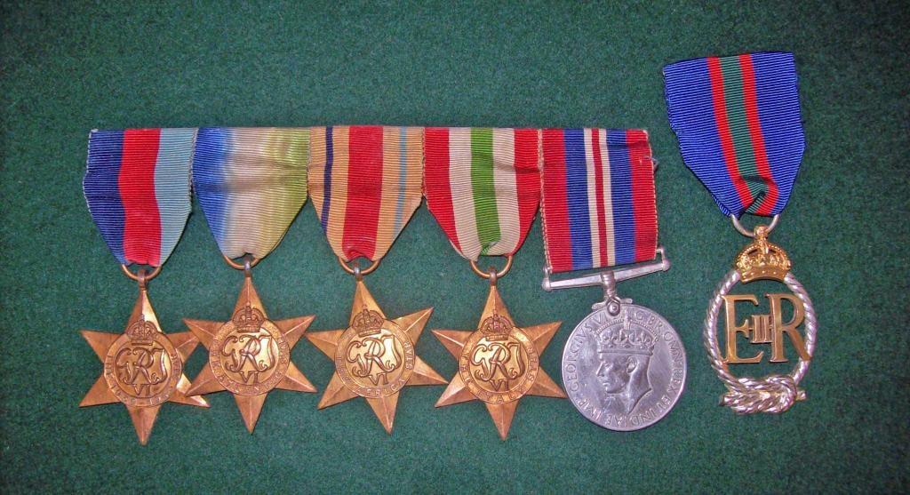 Appraisal: A group of five medals comprising - Star and three