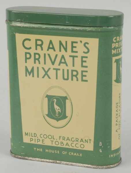 Appraisal: Cranes Private Mixture Tobacco Pocket Tin Condition Excellent Size -