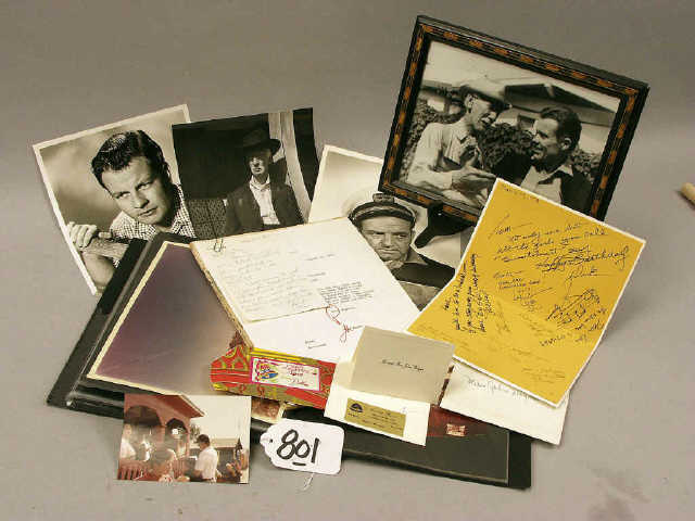 Appraisal: Collection of Tom Kane items relating to John Wayne's Batjack