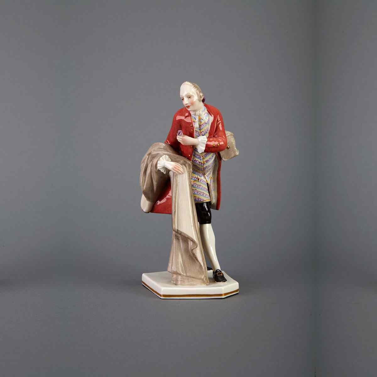 Appraisal: Nymphenburg Figure of a Gallant early th century height cm