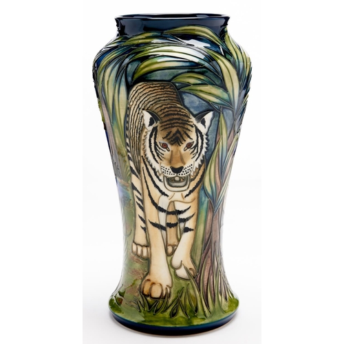 Appraisal: A Moorcroft Ranthambore vase early st c cm h impressed