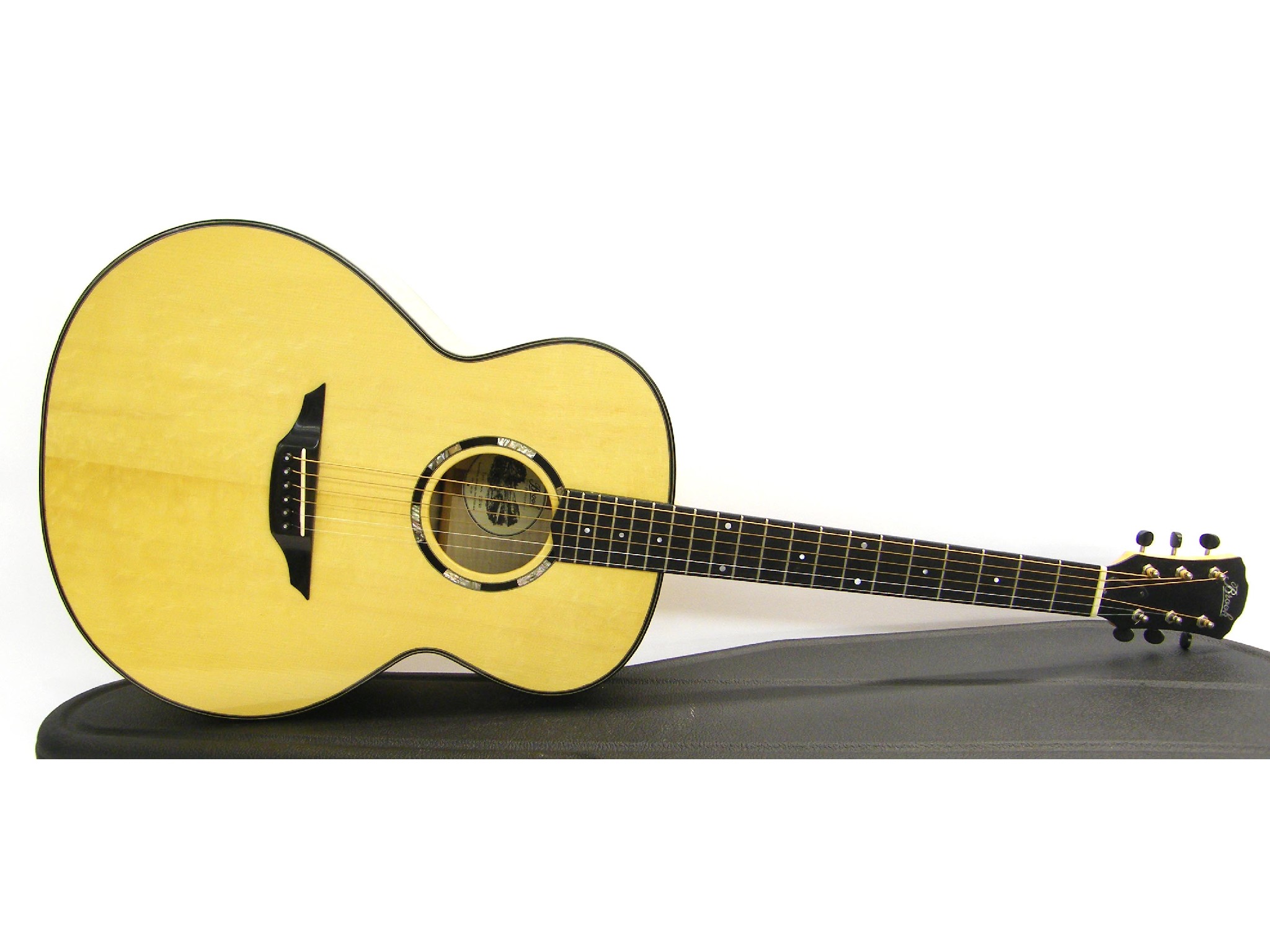 Appraisal: Brook Tavy electro-acoustic guitar ser no natural finish Fishman electrics