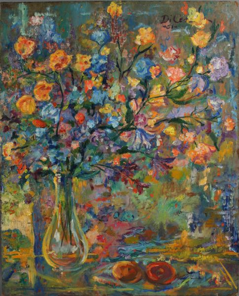 Appraisal: Alfred Di Cesare - Bouquet and Tangerines oil on masonite