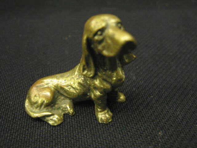 Appraisal: Bronze Minature of a Bassett Hound tall