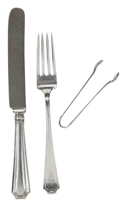 Appraisal: Fairfax Sterling Flatware Pieces American th century including twelve hollow