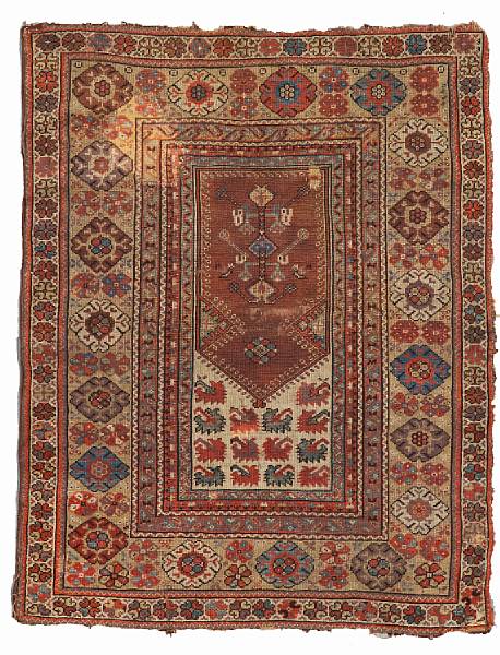 Appraisal: A Turkish rug size approximately ft in x ft in