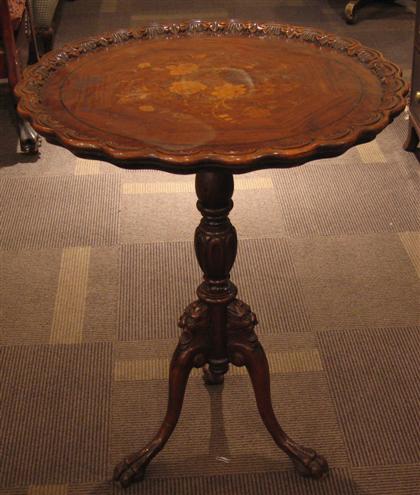 Appraisal: Victorian tilt top pedestal table th th century