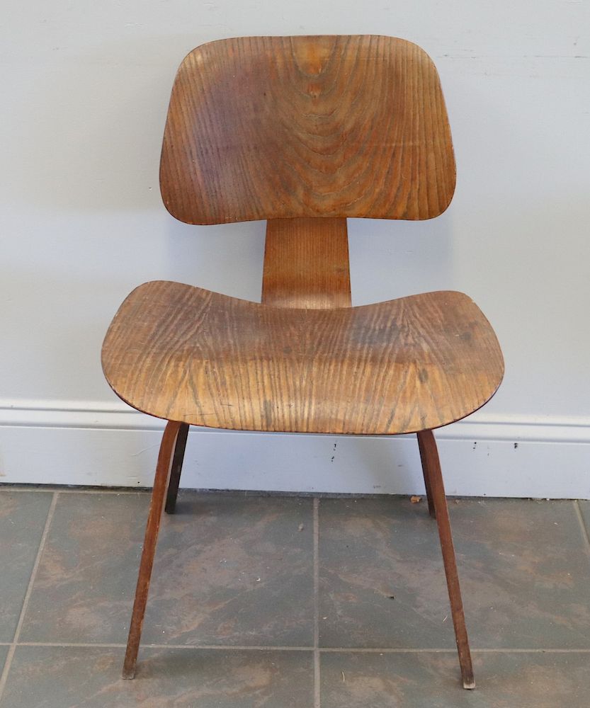 Appraisal: MIDCENTURY Charles Eames DCW Chair From a Long Island estate