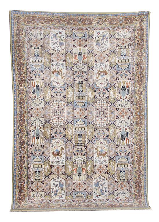 Appraisal: Indian carpet ' x ' Provenance Estate of a Southern