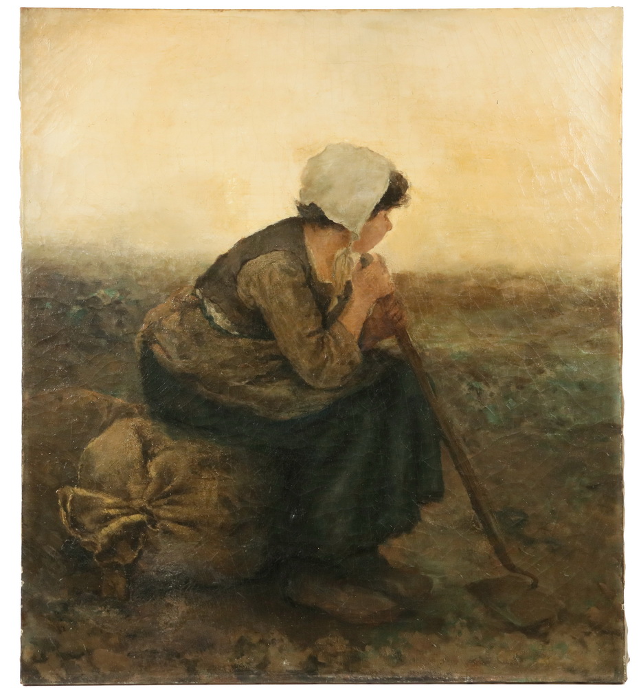 Appraisal: ATTRIBUTED TO CHARLES SPRAGUE PEARCE MA FRANCE - End of