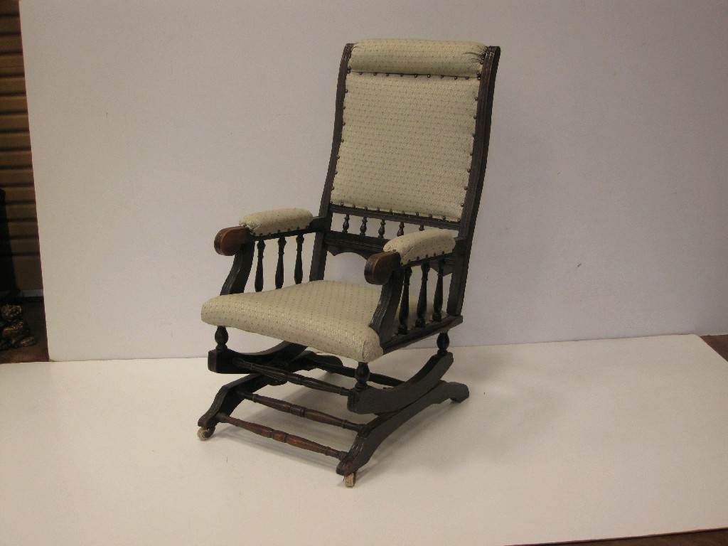 Appraisal: A late th Century American Rocking Chair