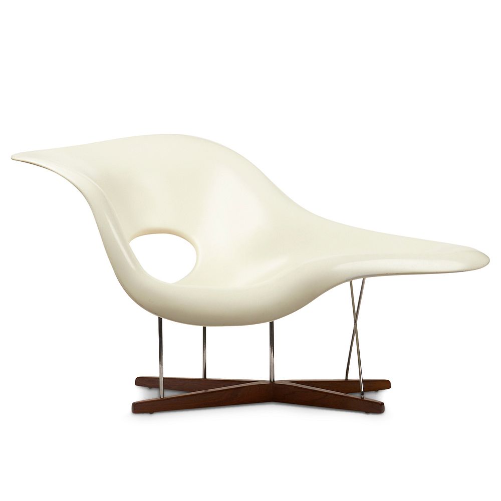 Appraisal: Charles Ray Eames Vitra La Chaise Lounge Chair Charles and